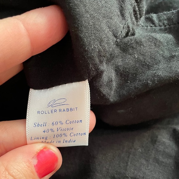 Roberta Roller Rabbit embroidered v neck top - Picture 10 of 11